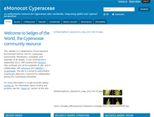 Tablet Screenshot of cyperaceae.e-monocot.org
